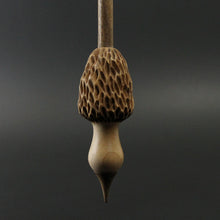 Load image into Gallery viewer, Mushroom support spindle in maple and walnut