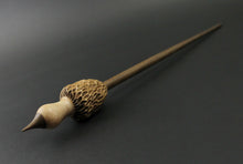 Load image into Gallery viewer, Mushroom support spindle in maple and walnut