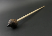 Load image into Gallery viewer, Sheep support spindle in walnut and curly maple (&lt;font color=&quot;red&quot;&lt;b&gt;RESERVED&lt;/b&gt;&lt;/font&gt; for Arlene)