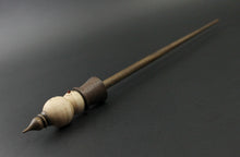 Load image into Gallery viewer, Snowman support spindle in curly maple and walnut