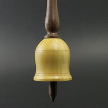 Load image into Gallery viewer, Bell support spindle in yellowheart and walnut