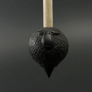 Sheep support spindle in Indian ebony and curly maple (<font color="red"<b>RESERVED</b></font> for NetR)