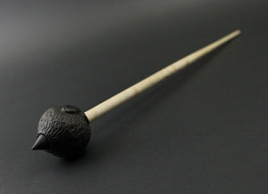 Sheep support spindle in Indian ebony and curly maple (<font color="red"<b>RESERVED</b></font> for NetR)
