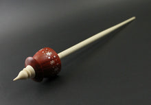 Load image into Gallery viewer, Teacup spindle in redheart and holly