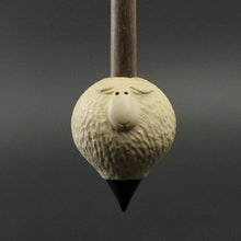 Load image into Gallery viewer, Sheep support spindle in holly and walnut