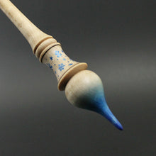 Load image into Gallery viewer, Russian style spindle in hand dyed curly maple