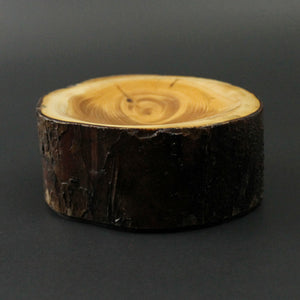 Spinning bowl in Pacific yew