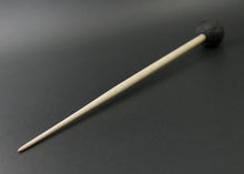 Load image into Gallery viewer, Sheep support spindle in Indian ebony and curly maple (&lt;font color=&quot;red&quot;&lt;b&gt;RESERVED&lt;/b&gt;&lt;/font&gt; for Kat)