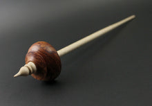 Load image into Gallery viewer, Tibetan style spindle in tulipwood and curly maple