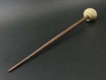 Load image into Gallery viewer, Sheep support spindle in holly and walnut (&lt;font color=&quot;red&quot;&lt;b&gt;RESERVED&lt;/b&gt;&lt;/font&gt; for Robin)