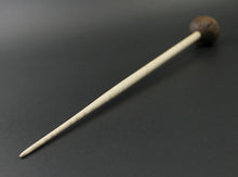 Load image into Gallery viewer, Sheep support spindle in walnut and curly maple