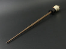 Load image into Gallery viewer, Snowman support spindle in holly, Indian ebony, and walnut