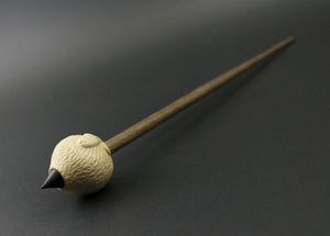 Sheep support spindle in holly and walnut (<font color="red"<b>RESERVED</b></font> for Denise)