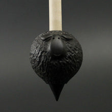 Load image into Gallery viewer, Sheep support spindle in Indian ebony and curly maple (&lt;font color=&quot;red&quot;&lt;b&gt;RESERVED&lt;/b&gt;&lt;/font&gt; for Nancy)