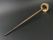 Load image into Gallery viewer, Tibetan style spindle in holly, amboyna burl, and walnut