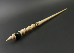 Wand spindle in curly maple