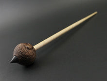 Load image into Gallery viewer, Sheep support spindle in walnut and curly maple (&lt;font color=&quot;red&quot;&lt;b&gt;RESERVED&lt;/b&gt;&lt;/font&gt; for Sabine)