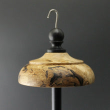 Load image into Gallery viewer, Drop spindle in maple burl and frogwood