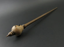 Load image into Gallery viewer, Bird bead spindle in maple burl and walnut (&lt;font color=&quot;red&quot;&lt;b&gt;RESERVED&lt;/b&gt;&lt;/font&gt; for Joanna)