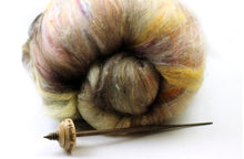 Load image into Gallery viewer, Hogsmeade - Tibetan style spindle and fiber set