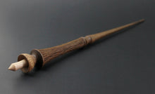 Load image into Gallery viewer, Wand spindle in walnut, mango, and curly maple