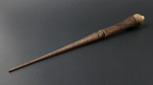 Load image into Gallery viewer, Wand spindle in walnut, mango, and curly maple