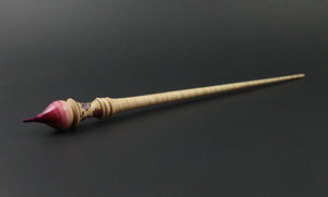 Russian style spindle in curly maple
