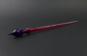 Russian style spindle in hand dyed birdseye maple