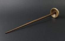 Load image into Gallery viewer, Tibetan style spindle in curly maple and walnut