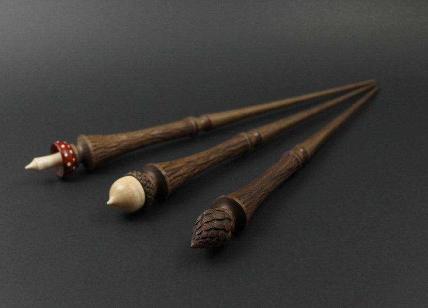 Woodland Magic wand spindle set