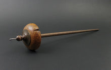 Load image into Gallery viewer, Drop spindle in amboyna burl and walnut