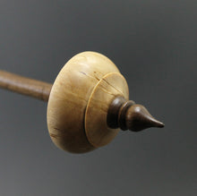 Load image into Gallery viewer, Tibetan style spindle in Karelian birch and walnut