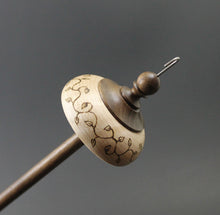 Load image into Gallery viewer, Drop spindle in curly maple and walnut