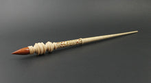 Load image into Gallery viewer, Wand spindle in curly maple and bloodwood