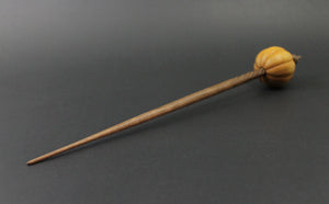 Bead spindle in osage orange and walnut