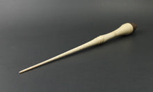 Load image into Gallery viewer, Wand spindle in curly maple and walnut