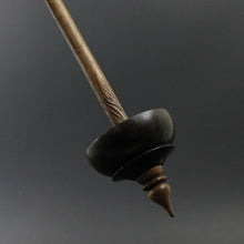 Load image into Gallery viewer, Tibetan style spindle in bog oak and walnut