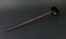 Load image into Gallery viewer, Tibetan style spindle in bog oak and walnut