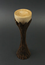 Load image into Gallery viewer, Lap chalice in birdseye maple and walnut