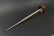 Load image into Gallery viewer, Tibetan style spindle in East Indian rosewood, amboyna burl, and curly maple