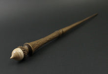 Load image into Gallery viewer, Wand spindle in walnut and curly maple